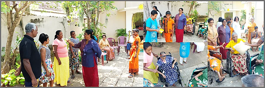 Residents taking part in an Avurudu celebration